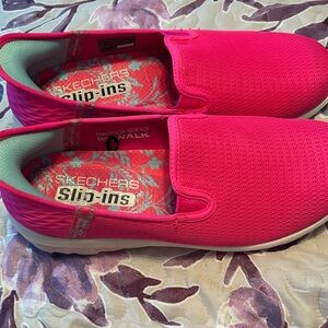 Skechers Pink Slip-Ins Women's Sneakers